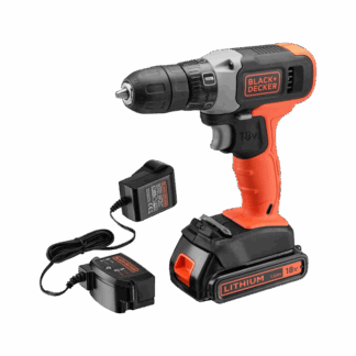 Black+Decker 18V Drill Driver + 1.5Ah Slide Pack Battery Starter Kit