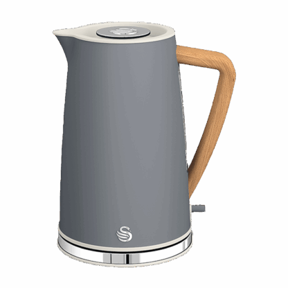Swan Nordic 1800W 1.7l Polished Stainless Steel Cordless Kettle