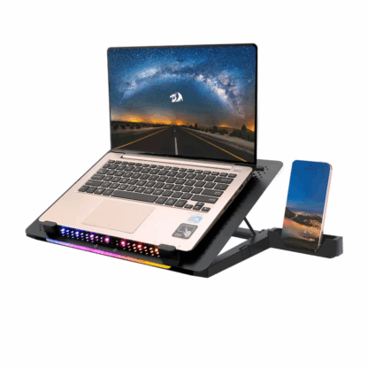 Redragon Dual USB 5 Fan RGB Gaming Notebook Cooling Stand - Image 5