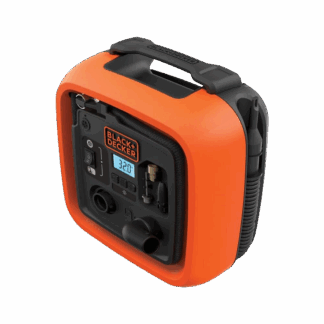 Black+Decker 12V 160Psi Air Compressor Tyre Inflator Pump