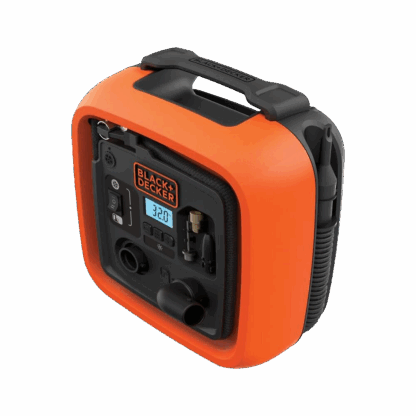 Black+Decker 12V 160Psi Air Compressor Tyre Inflator Pump