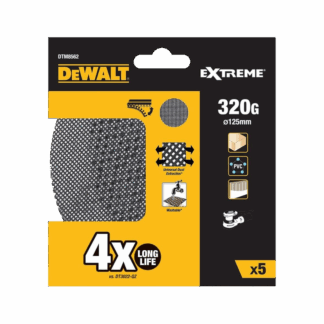 DeWalt 125mm 80G Extreme Mesh Sanding Disc