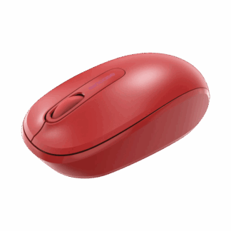Microsoft 1850 Flame Red Wireless Mouse