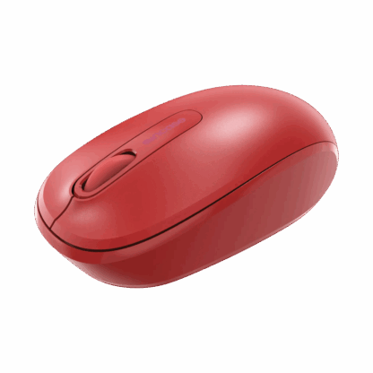 Microsoft 1850 Flame Red Wireless Mouse