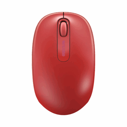 Microsoft 1850 Flame Red Wireless Mouse - Image 2