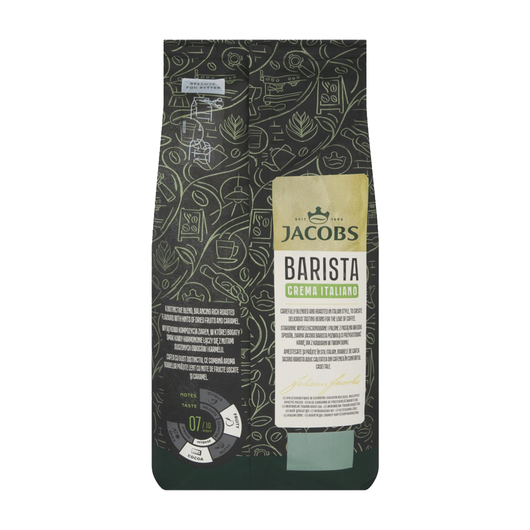 Jacobs Barista 1kg Crema Italiano Coffee Beans - Image 3