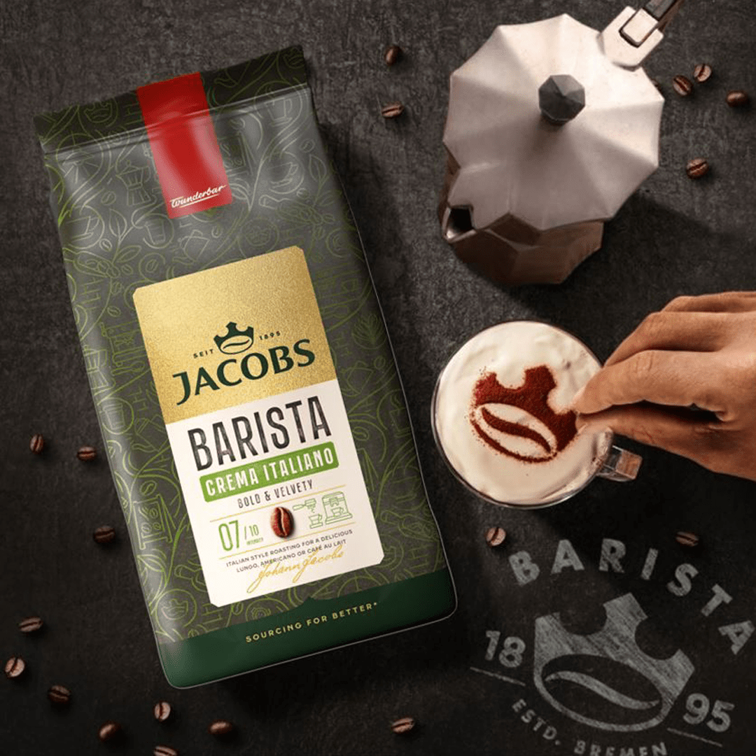 Jacobs Barista 1kg Crema Italiano Coffee Beans - Image 5