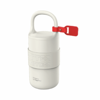 Huawei 400ml Cream Portable Double Walled Stainless Steel Coffee Cup