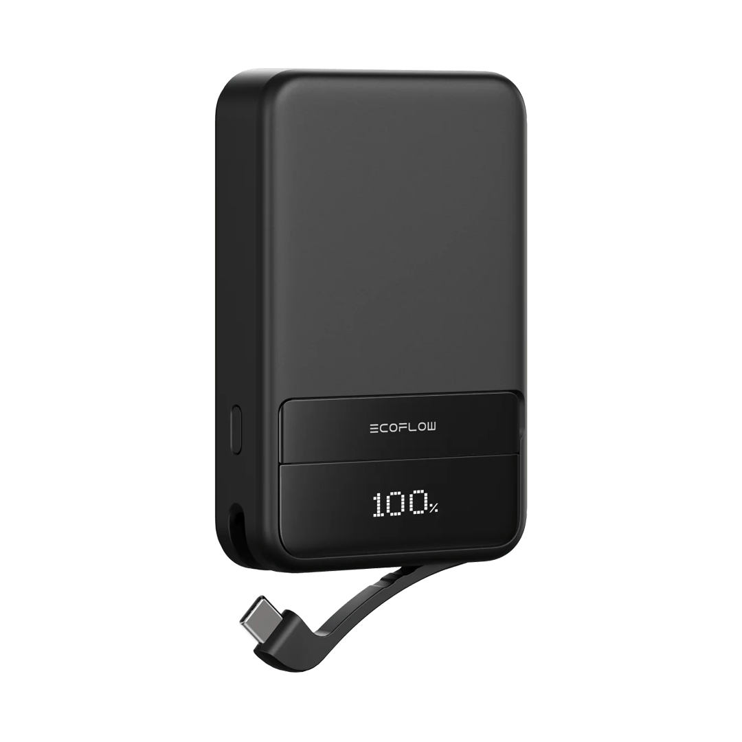EcoFlow Rapid 10000mAh Black Magnetic Power Bank