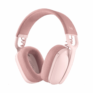 Logitech Zone Vibe 100 Rose Wireless Headphones