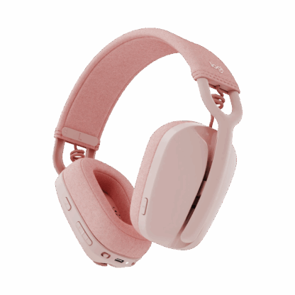 Logitech Zone Vibe 100 Rose Wireless Headphones - Image 2