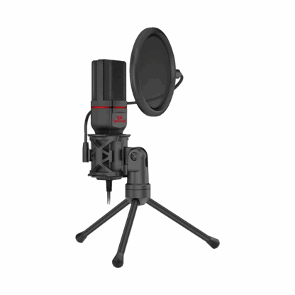 Redragon Seyfert Omnidirectional 3.5mm AUX Condenser Mic & Tripod - Image 3