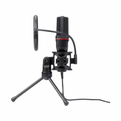 Redragon Seyfert Omnidirectional 3.5mm AUX Condenser Mic & Tripod - Image 5