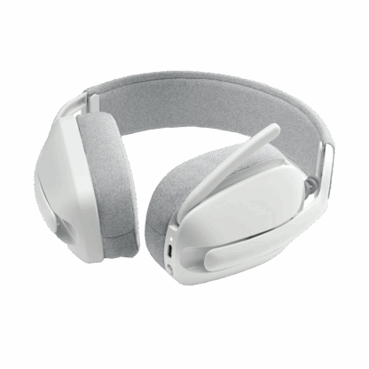 Logitech Zone Vibe 100 Off-White Wireless Headphones - Image 7
