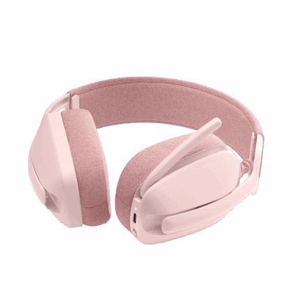 Logitech Zone Vibe 100 Rose Wireless Headphones - Image 7