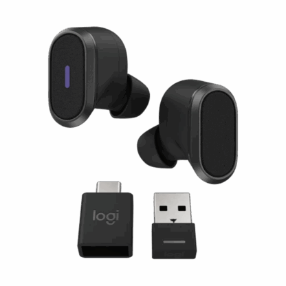 Logitech Zone Black Wireless Earphones - Image 3