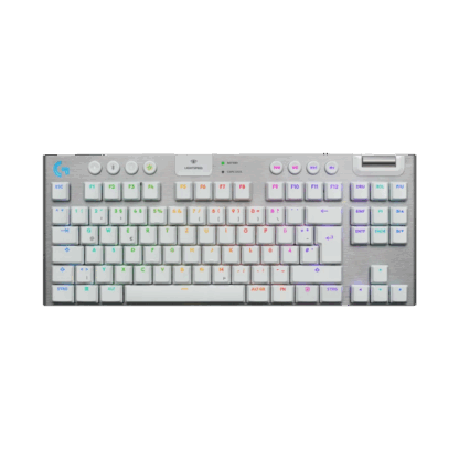 Logitech G915 X Lightspeed TKL White Wireless Low Profile Gaming Keyboard - Image 2