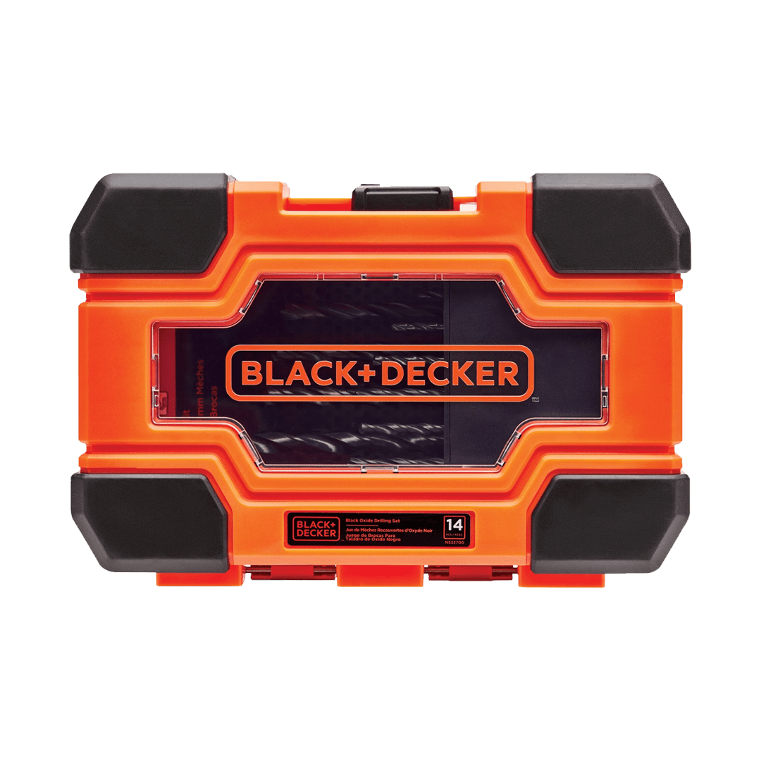 Black+Decker 14-Piece Orange Shell Drill Bit Set - Image 5