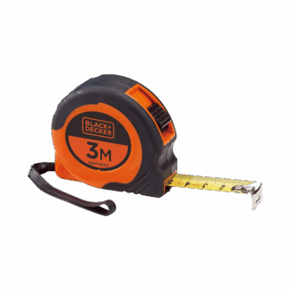 Black+Decker 3m Bi-Material Short Tape Measure