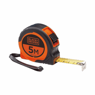 Black+Decker 5m Bi-Material Short Tape Measure