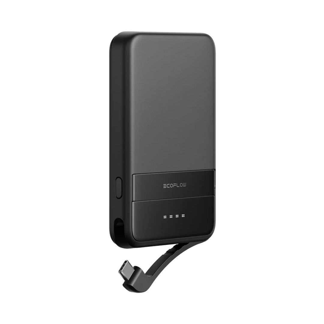 EcoFlow Rapid 5000mAh Black Magnetic Power Bank