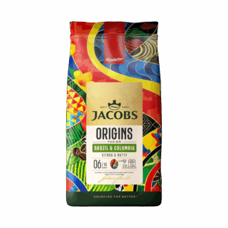 Jacobs Origins Fusion Brazil & Colombia 1Kg Coffee Beans