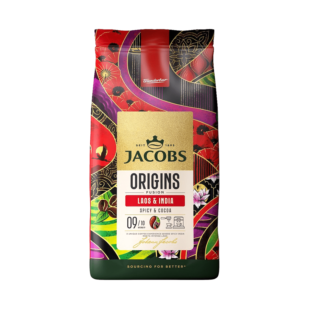 Jacobs Origins Fusion Laos & India 1Kg Coffee Beans
