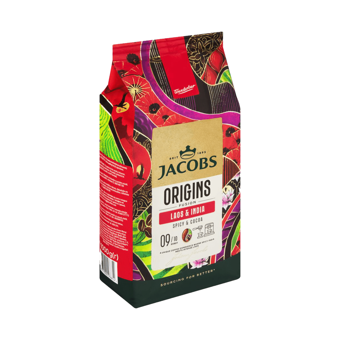 Jacobs Origins Fusion Laos & India 1Kg Coffee Beans - Image 2