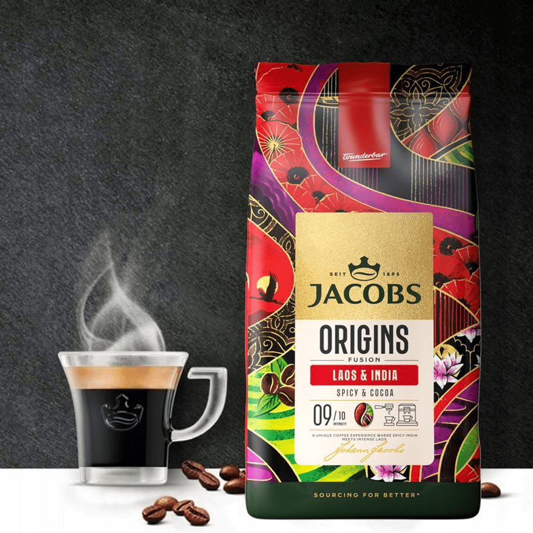 Jacobs Origins Fusion Laos & India 1Kg Coffee Beans - Image 3